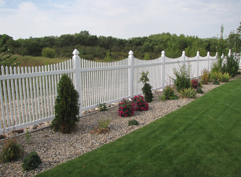 5' Barrington™ Vinyl Picket Fences Weatherables