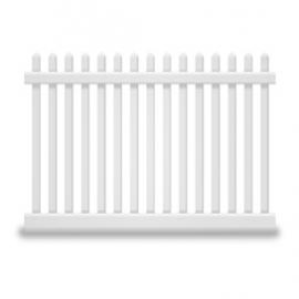 Plymouth™ Picket Fence - 4' High