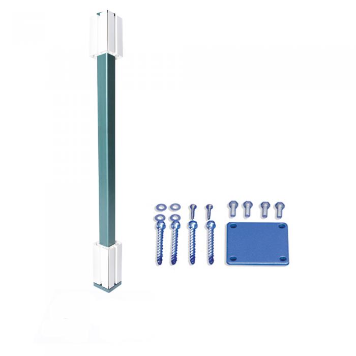 Weatherables 36 in. Post Mount for Concrete Kit