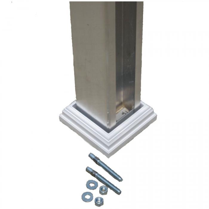 Weatherables 36 in. Post Mount for Concrete Kit
