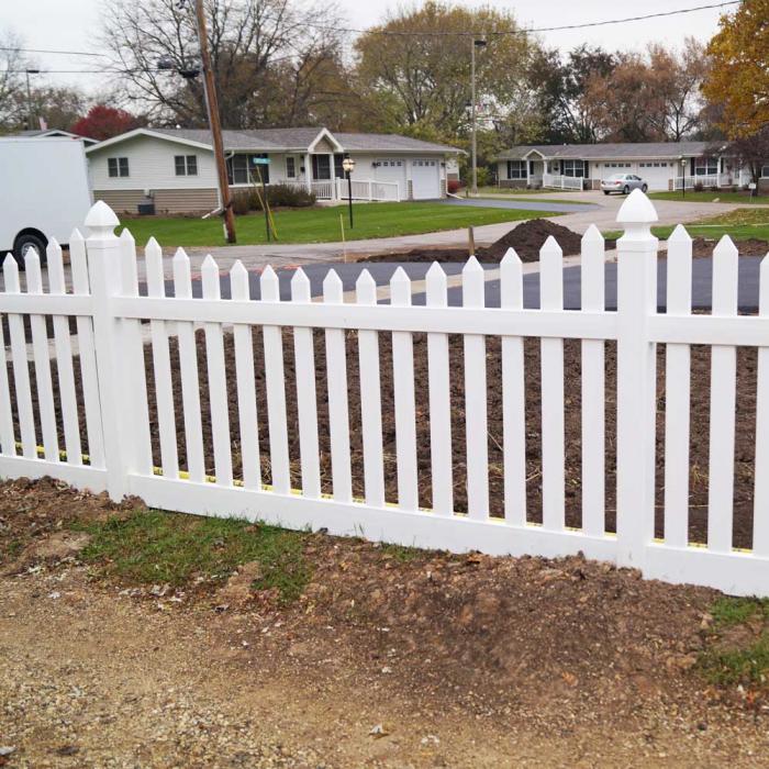 4 Hampshire Vinyl Picket Fence Weatherables