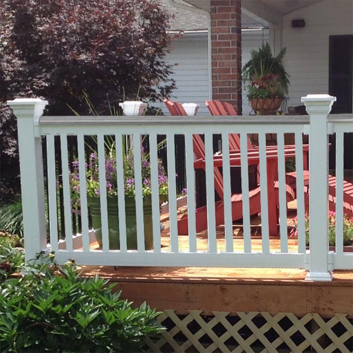 36 Bristol Deck Board Railing Vinyl Railing Weatherables