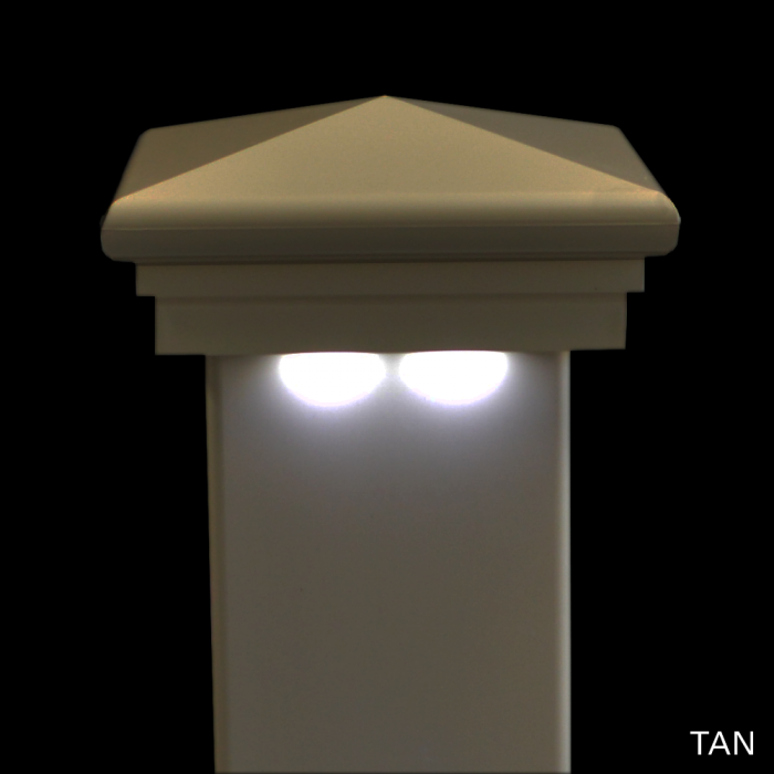 Cape May Downward Low Voltage LED Post Cap Weatherables