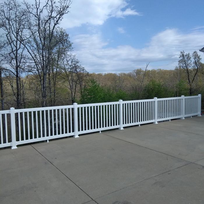 Berkshire White Deck Railing With Nothing Else