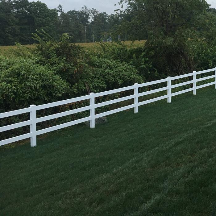 3 Rail Vinyl Ranch Rail Vinyl Fencing Weatherables