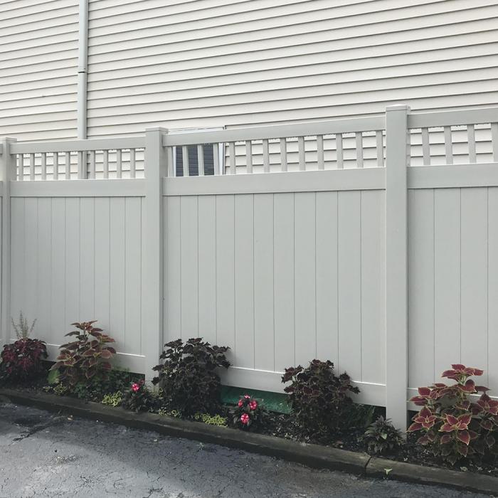 Mason privacy fence