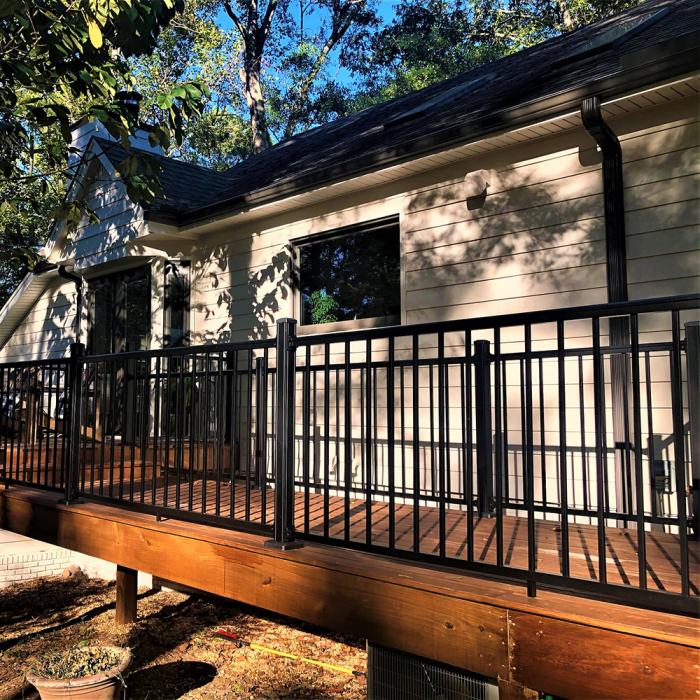 Stanford Black on Cedar Colored Deck