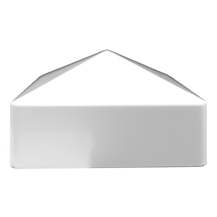 Weatherables 5 in. x 5 in. Khaki Vinyl External Pyramid Post Cap