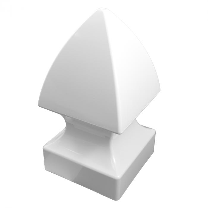 Weatherables 5 in. x 5 in. Khaki Vinyl Gothic Post Cap