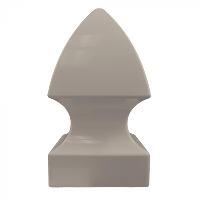 Weatherables 5 in. x 5 in. Khaki Vinyl Gothic Post Cap