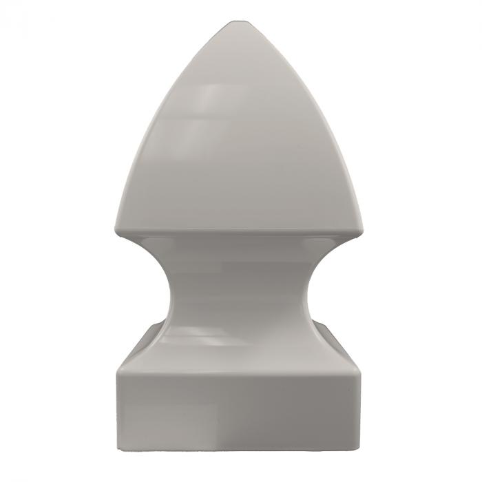 Weatherables 5 in. x 5 in. Khaki Vinyl Gothic Post Cap