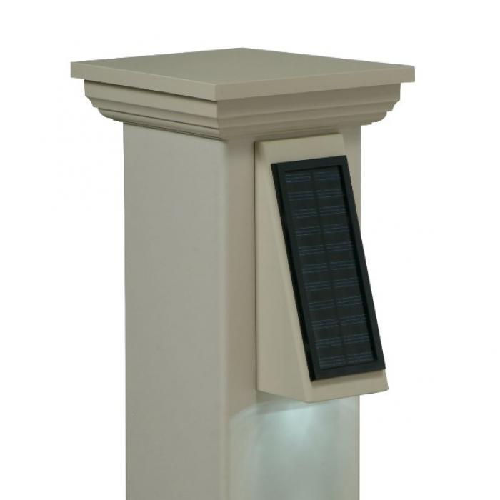 Galaxy Solar Wedge Light Led Deck Lights Weatherables Solar Post Caps Galaxy Wedge Light
