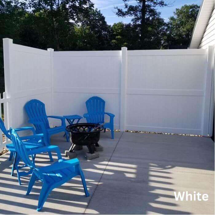 8 Augusta Vinyl Privacy Fence Weatherables
