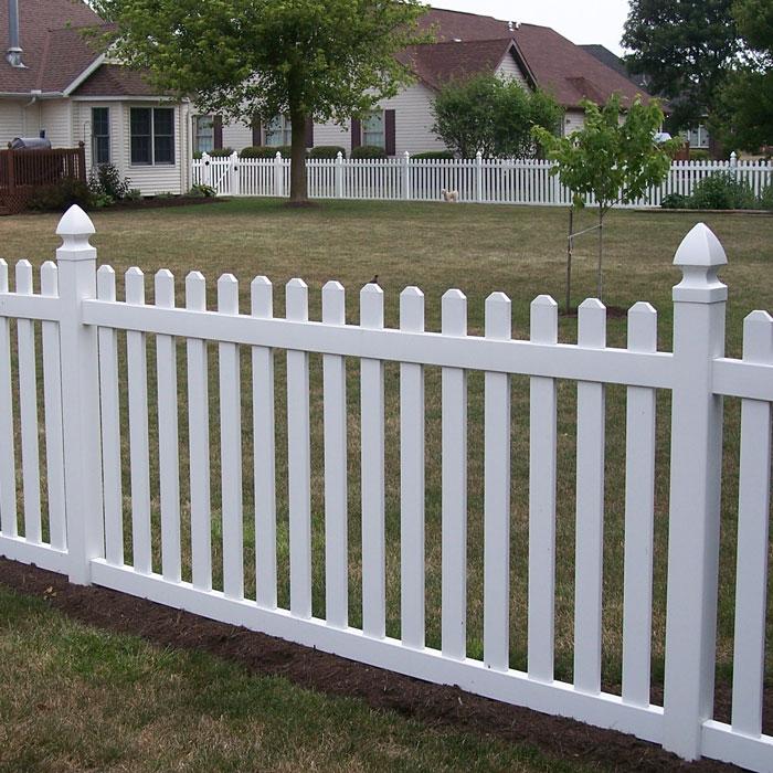 Plastic picket fence online