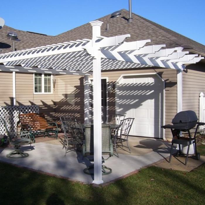 The Weston Freestanding Pergola Patio Cover Freestanding Pergolas Weston Single Beam