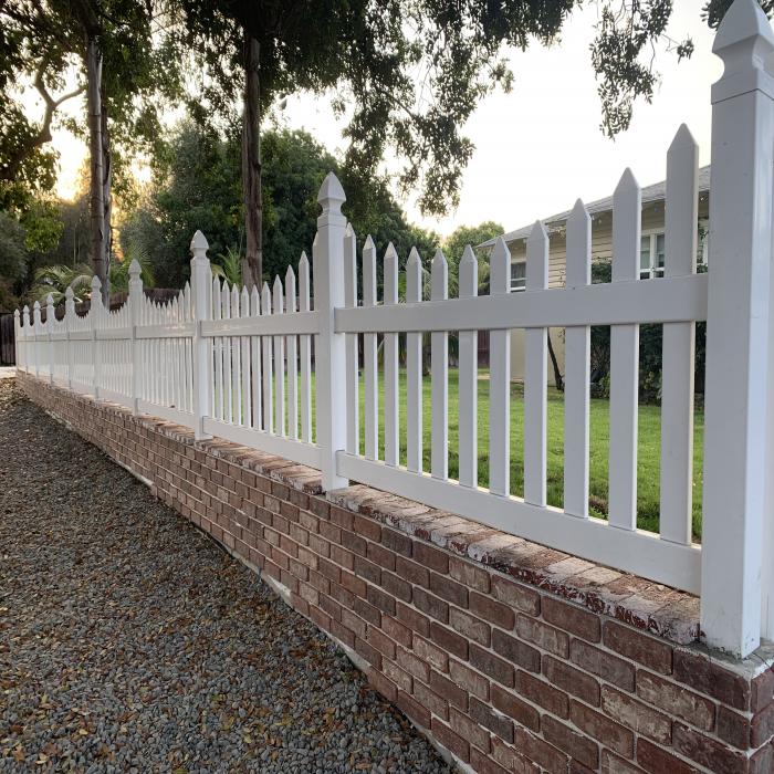 3 Ellington Vinyl Picket Fence Weatherables 3 Ellington Vinyl Picket Fence Weatherables