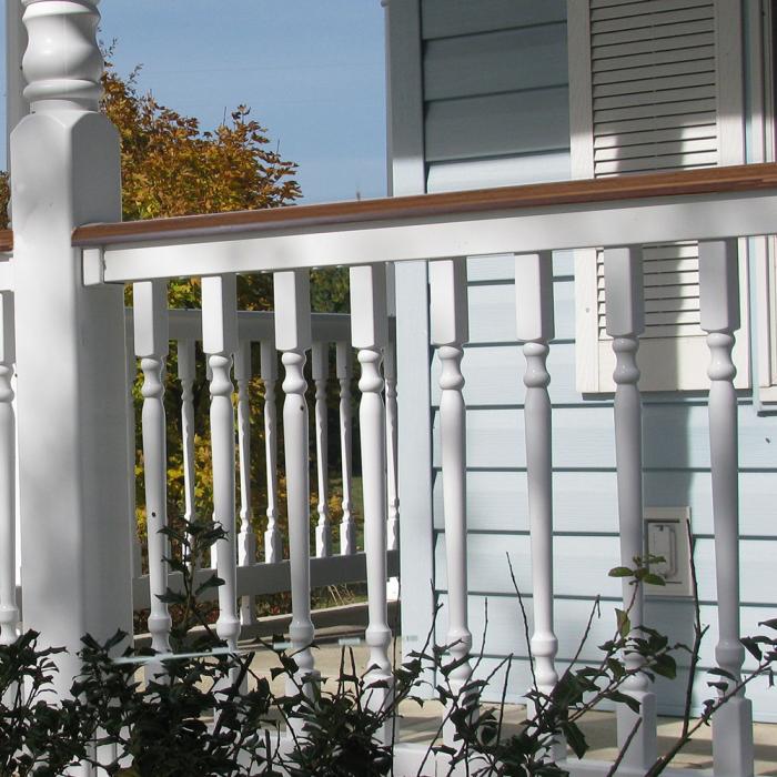 Porch With Colonial Spindles and Wakefield