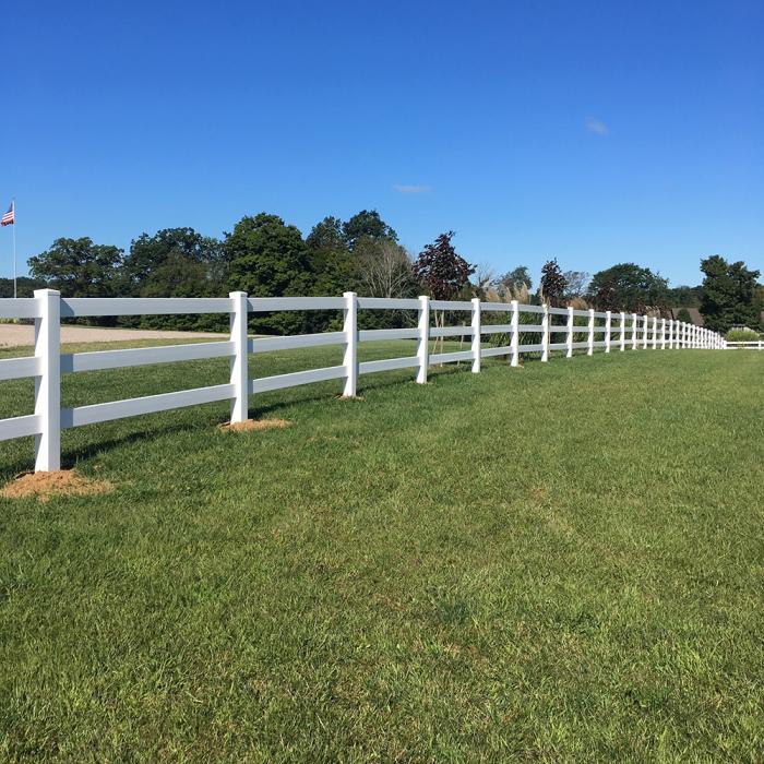 3Rail Vinyl Horse Fence Vinyl Fencing Weatherables