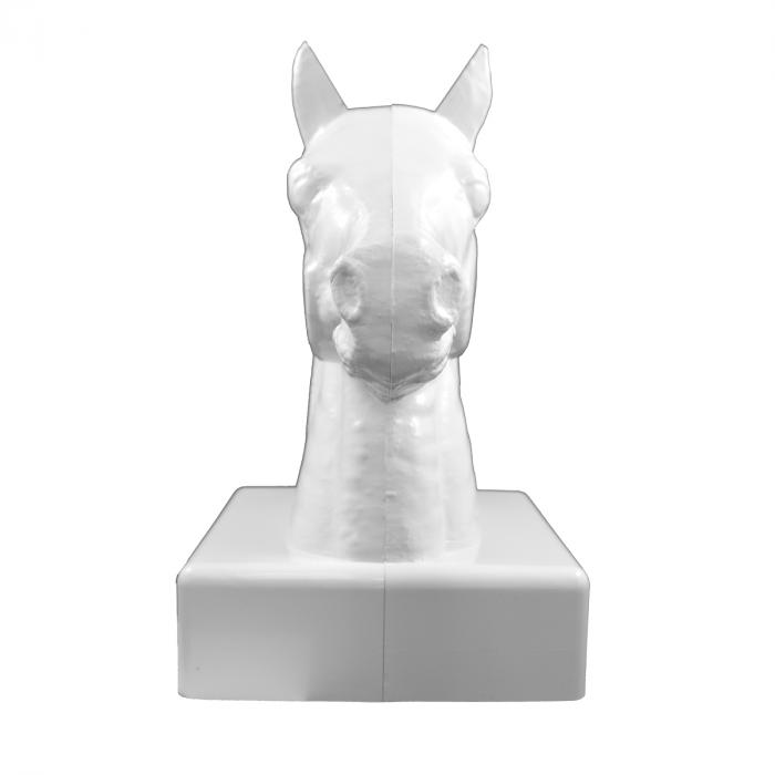 Horse Head Vinyl Fencing and Railing Post Caps Weatherables