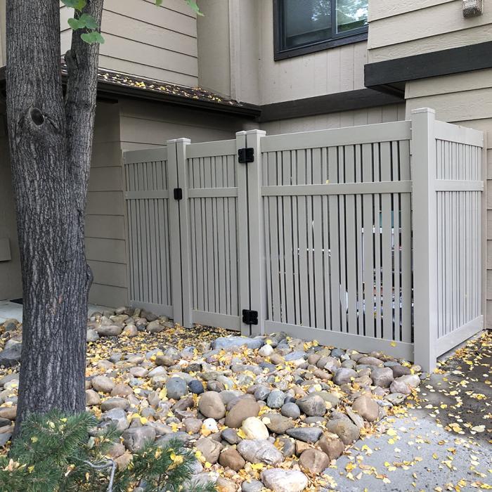 6' Davenport™ Vinyl SemiPrivacy Fence Weatherables