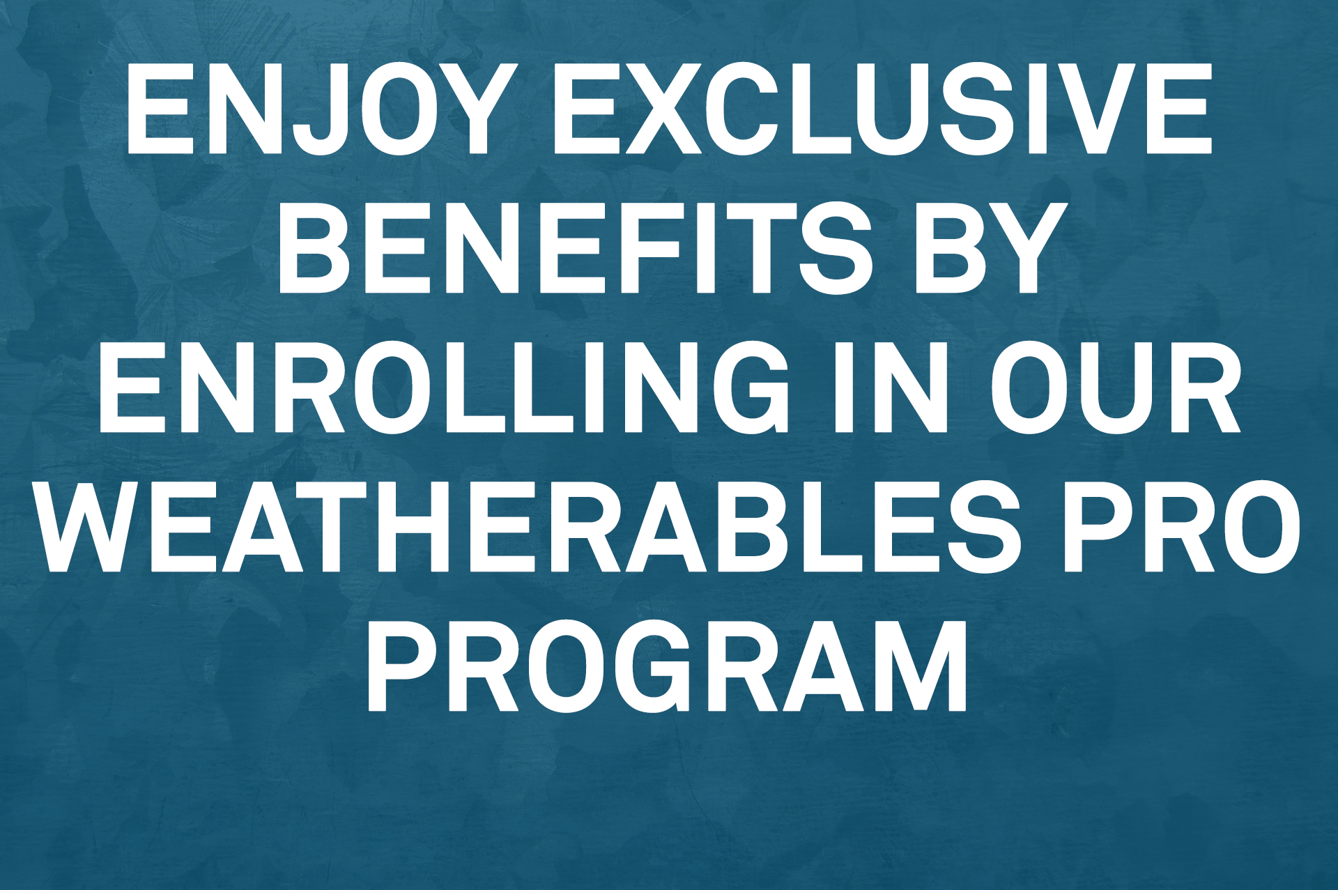 Discounts for Professional Installers Weatherables