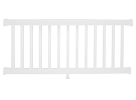 Berkshire vinyl railing stock photo