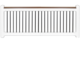 Lancaster vinyl railing stock photo
