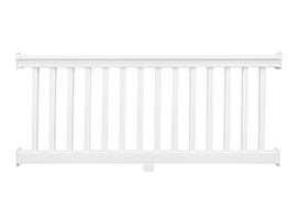 Yorkshire vinyl railing stock photo